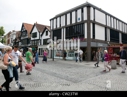 Fore Street, Taunton, Somerset, England Stock Photo