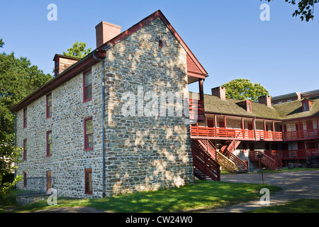 Old Barracks, 1758, Trenton, New Jersey, built for British troops of the French and Indian War Stock Photo