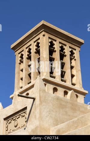 Wind tower in Dubai Stock Photo