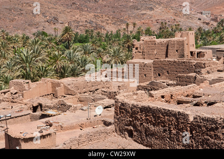 scenery in the Todra Gorge, Morocco Stock Photo