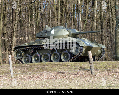 M24 Chaffee WWII American light tank in Northumberland Stock Photo - Alamy