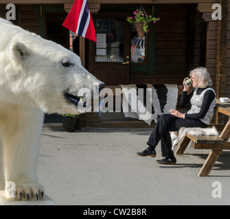 Souvenir shop Longyearbyen Spitsbergen Svalbard Norway Scandinavia Stock Photo