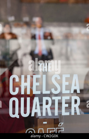 The Chelsea Quarter cafe, King's Road, Chelsea. Stock Photo