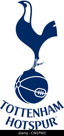 Logo of English football team Tottenham Hotspur. Stock Photo