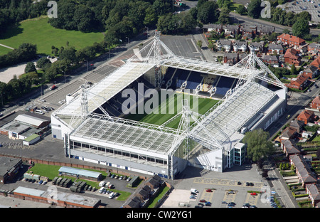 aerial view of Preston North End FC Deepdale Stadium