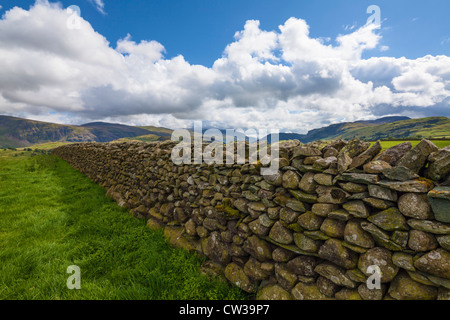Dry stone wall Stock Photo