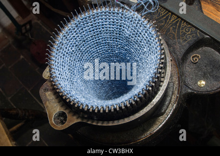 Circular knitting machine Stock Photo - Alamy