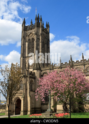 Manchester Cathedral Lancashire England Stock Photo