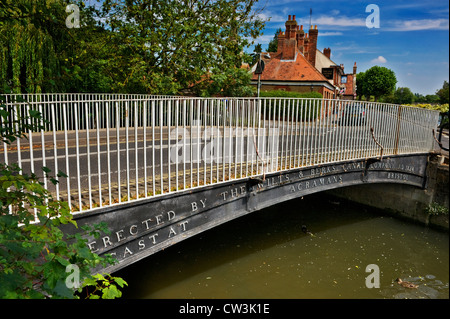 Cast-iron bridge at Abingdon-on-Thames Stock Photo