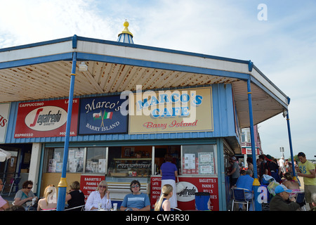 Marco's Cafe ( featured in 'Gavin & Stacey' sitcom ), Barry Island, Barry, Vale of Glamorgan, Wales, United Kingdom Stock Photo