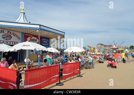 Marco's Cafe (featured in 'Gavin & Stacey' sitcom), Barry Island, Barry, Vale of Glamorgan, Wales, United Kingdom Stock Photo