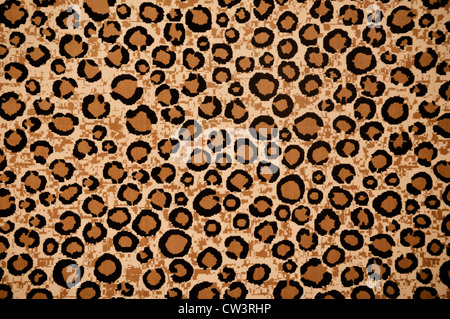 Leopard Print Background Stock Photo