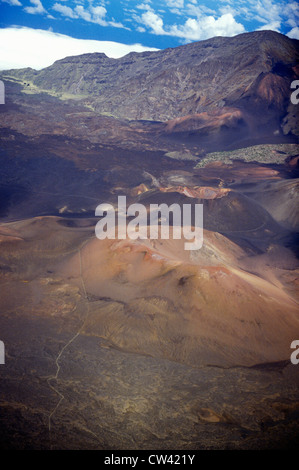 Aerial View of Mount Haleakala Volcano Maui Hawaii Stock Photo - Alamy