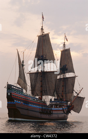 Mayflower replica Stock Photo