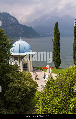 GARDENS OF VILLA MELZI BELLAGIO  ON LAKE COMO ITALY Stock Photo