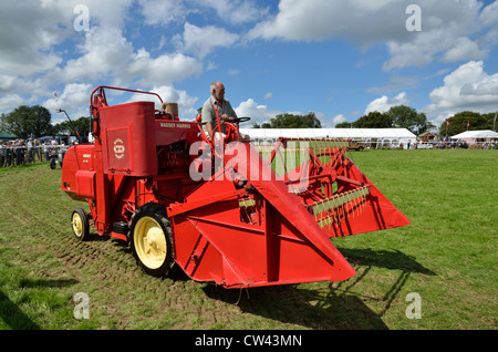 1957 Massey Harris 735 Combine at Okehampton Show Stock Photo