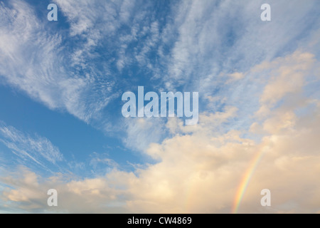 Rainbow and sky Stock Photo