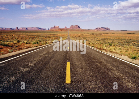 Desert highway Stock Photo