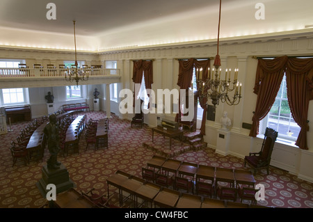 The Old Hall of the House of Delegates in the Virginia State Capitol ...