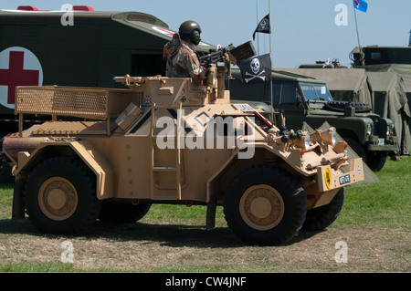 British Army Ferret Armoured Scout Car Stock Photo