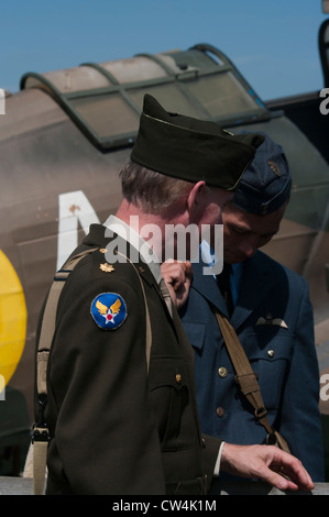 US Airforce Major in Uniform Stock Photo