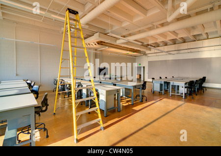 Renovation of a modern classroom. Stock Photo