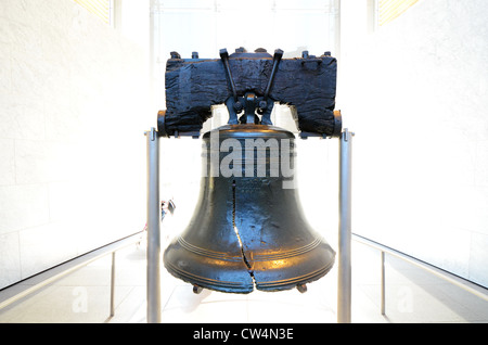 Liberty Bell in Philadelphia, Pennsylvania. Stock Photo