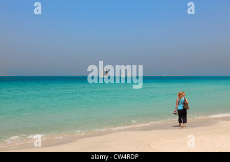 3625. Jumeirah Public Beach, Dubai, UAE. Stock Photo