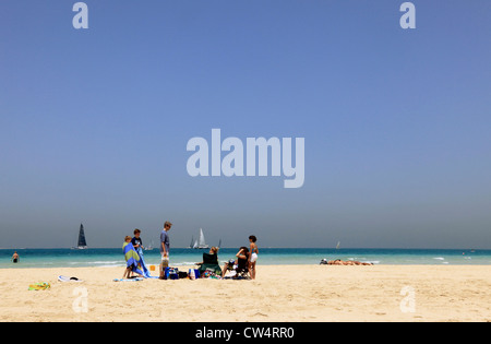 3629. Jumeirah Public Beach, Dubai, UAE. Stock Photo
