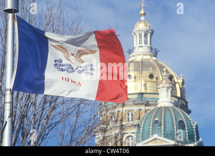 State Capitol of Iowa, Des Moines Stock Photo