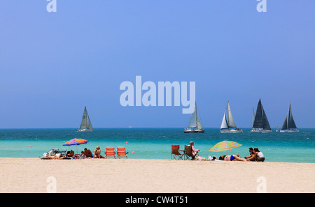 3634. Jumeirah Public Beach, Dubai, UAE. Stock Photo