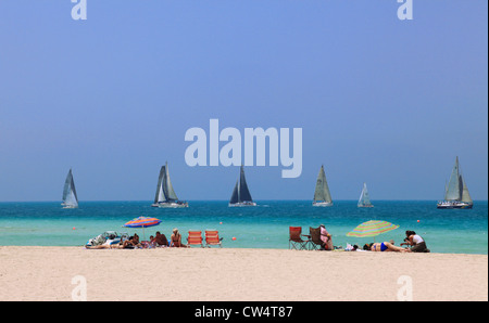 3635. Jumeirah Public Beach, Dubai, UAE. Stock Photo