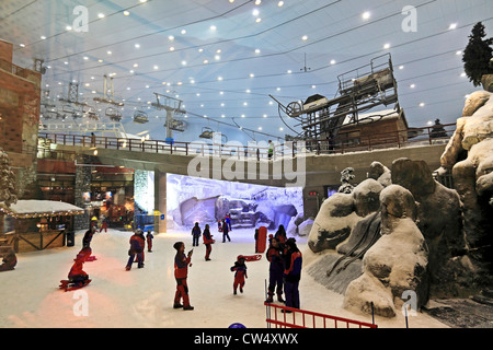 3660. Ski Dubai, Mall of the Emirates, Dubai, UAE. Stock Photo