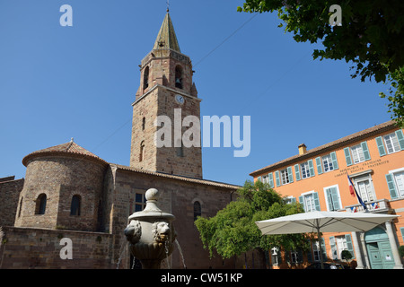 Cathédrale Saint-Léonce of Fréjus, Place Paul Fevrier, Fréjus, Côte d'Azur, Var Department, Provence-Alpes-Côte d'Azur, France Stock Photo