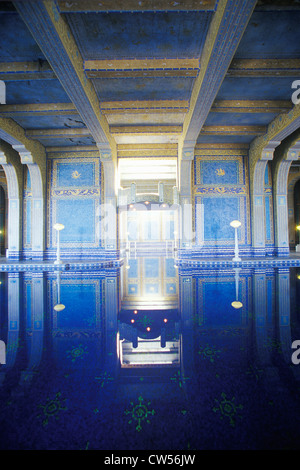 The Roman Pool, interior swimming pool at San Simeon, Hearst Castle, CA Stock Photo