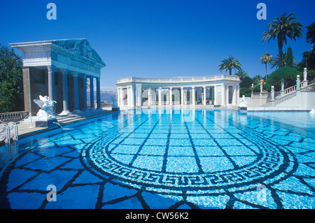 The Neptune pool, Hearst Castle, San Simeon, CA Stock Photo