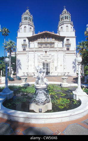 View of the Enchanted hill, Hearst Castle, San Simeon, CA Stock Photo