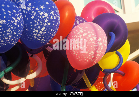 Colorful Balloons, Knott's Berry Farm, California Stock Photo