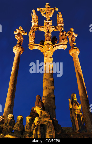 France: Calvaire de St. Thegonnec in Brittany Stock Photo