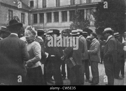 Dreyfus affair, the Rennes trial (1899), Mrs Séverine Stock Photo