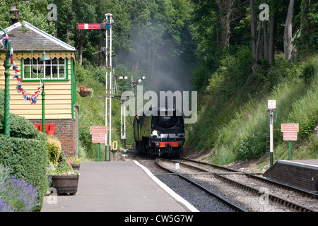 East Hants Railway / Watercress Line Stock Photo