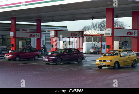 Star Gas Station in Erxleben Stock Photo