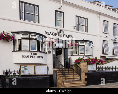 Whitby Yorkshire UK Magpie Cafe famous for its seafood. Stock Photo