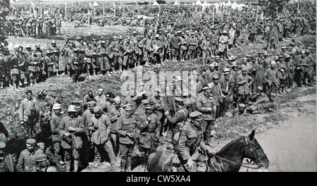 World War I. Offensive of the British 4th Army  north of the Somme (1918) Stock Photo