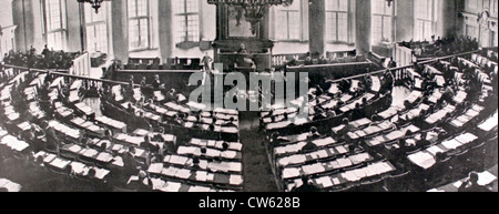 First Russian parliament. The Duma in session, 1906. Stock Photo