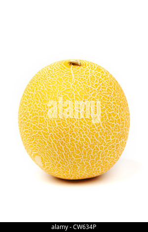 galia melone isolated on white Stock Photo