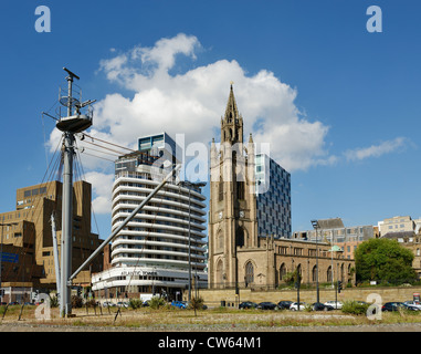 The Parish Church of Liverpool The Church of Our Lady and Saint Nicholas Stock Photo