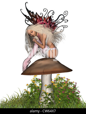 Fairy Toadstool - 2 Stock Photo