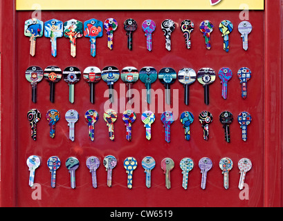 Key cutting business in street a timpsons franchise Stock Photo - Alamy