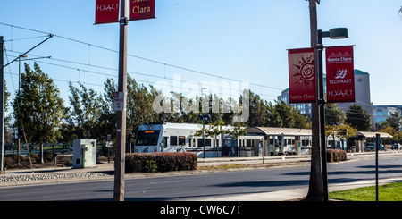 San Jose Lightrail system Stock Photo